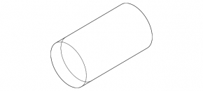 Muffler tip left Volvo XC60 18-21 T5, T6 chrome