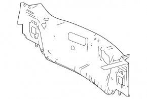 Toyota Rav4 13-18 rear panel interior