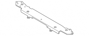 TV top bar Infiniti Q50 14- metal