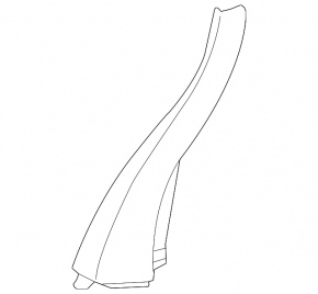 Door trim inner rear right Toyota Sienna 11-20