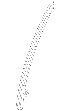 Front Left Door Glass Guide Front Honda Clarity 18-21 USA