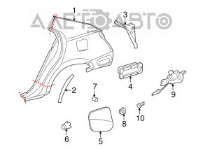 Lexus Hs250h 10-12 Fuel Filler Cap