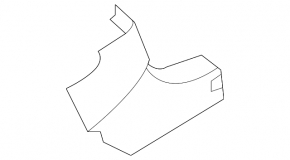 Front pillar trim right lower Ford Transit Connect MK2 13-25 black
