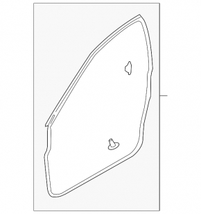 Front right door seal Nissan Murano z50 03-08