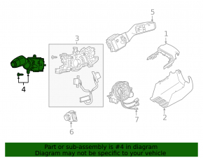 Steering column switch left Lexus UX200 UX250h 19-