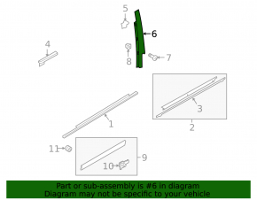 Door trim side front right Audi Q5 8R 09-17