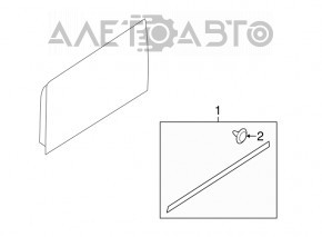 Subaru b9 Tribeca lower front left door trim
