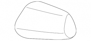 Left mirror housing for Nissan Murano z50 03-07