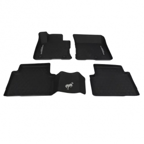 Set of floor mats for Ford Bronco Sport 21-25, black rubber