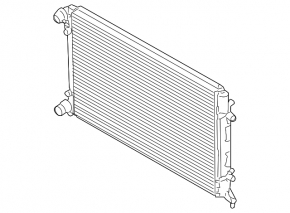 Water cooling radiator Audi A3 04-14