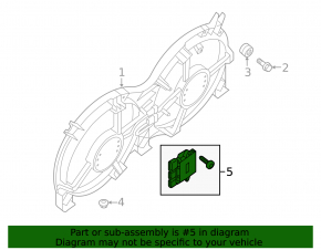 Nissan Pathfinder 13-20 Cooling Fan Computer