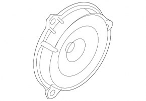 Speaker door front left Nissan Leaf 11-17 dented