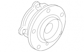 Front left hub BMW 3 F30 12-18 RWD