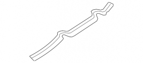 Seal wing hood-wing right Audi A6 C7 12-18 rear