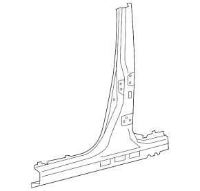 Body pillar central right Lexus NX200t NX300 NX300h 15-21