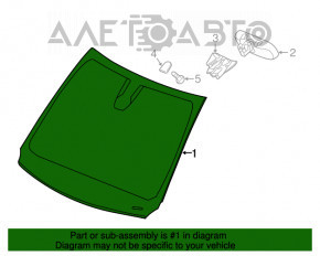 Chrysler 200 15-17 Windshield