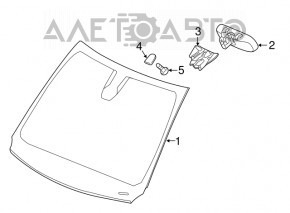 Chrysler 200 15-17 Windshield
