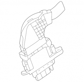Toyota Highlander 20-25 High Voltage Cable Through the Entire Body, Hybrid