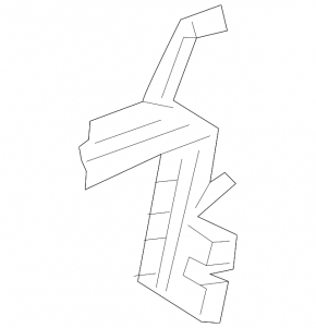 Front right door glass guide for Kia Sportage 17-22