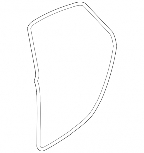 Door seal rear right Audi A4 B8 08-16 sedan
