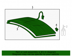Rear window heating for Audi A4 B9 20-25