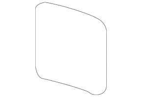 Right Subaru Forester 19-24 SK black lower door trim plug
