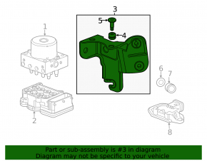 ABS Bracket for Buick Encore 17-22