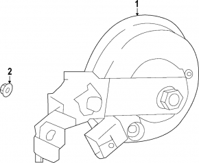Hyundai Ioniq 5 22-24 alarm siren with brackets