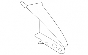 Air duct for the lower grille of the front bumper, right Mercedes W167 GLE 24-26