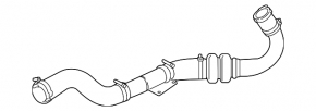 Right pipe Ford Escape mk3 13-16 1.6T iron