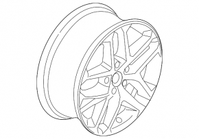 Wheel disk R17 5*108 Ford Fusion mk5 13-type 1