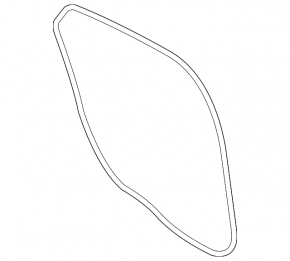Ford Fusion mk5 13-20 rear right door seal