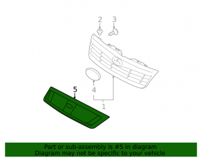 Subaru Forester 2013 grille