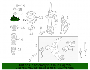 Front left shock absorber support Mazda CX-5 13-16