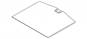 Boot Floor Ford Escape MK4 20-24 Black