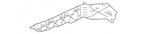 Left rear bumper mount for Land Rover Range Rover Sport 19-22 rest.