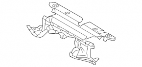 Upper radiator deflector Toyota Rav4 13-15