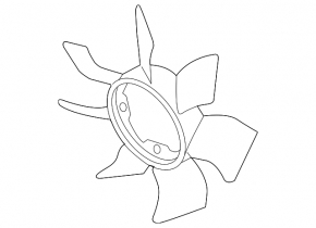 Infiniti QX56 QX80 10-20 5.6 Cooling Fan Impeller