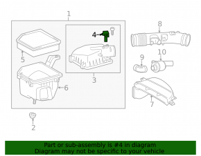 Lexus RX350 RX450h 10-15 Air Flow Meter