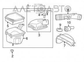 Lexus RX350 RX450h 10-15 Air Flow Meter