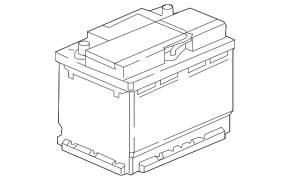 Battery 12v HONDA ACCORD 18-22 60Ah 540A Euro +-Reverse EXIDE