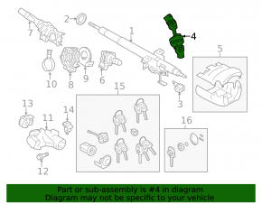Steering joint Subaru XV Crosstrek 13-17