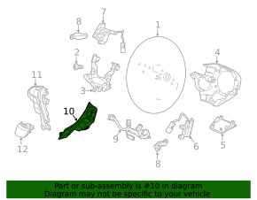 Steering wheel controls right Acura ILX 13-16