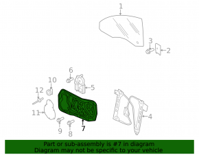 Inner door panel front right VW CC 08-17