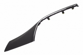 Front panel trim right Buick Encore 17-19 black, leather with chrome molding