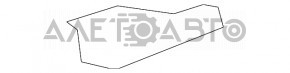 Rear left exhaust tip for Lexus LS460 LS600h 07-09 pre-restyling