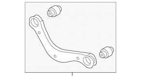 Upper rear right control arm for Hyundai Kona 23-25 Electric