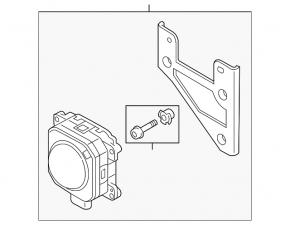 Distronic radar cruise Audi A3 8V 15-16 4d, 5d
