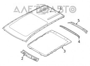 Metal roof Nissan Rogue 21-23 for panorama