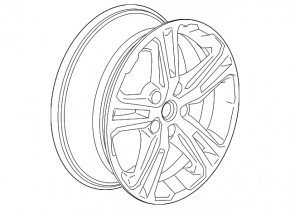 Wheel disk R17 GMC Terrain 18 - light curb
